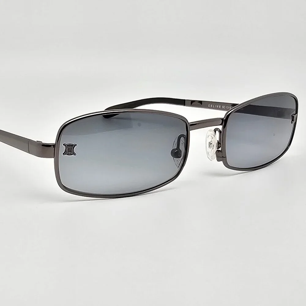 Celine SC1019 Col. 568 Gunmetal Frame Grey Gradient Lens Sunglasses Italy 51mm - Picture 7 of 16